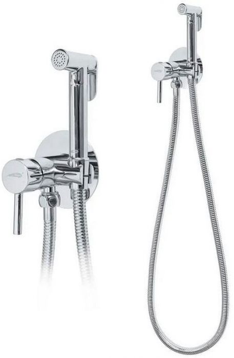 Гигиенический душ со смесителем Hansberge Nordic H3099C Хром