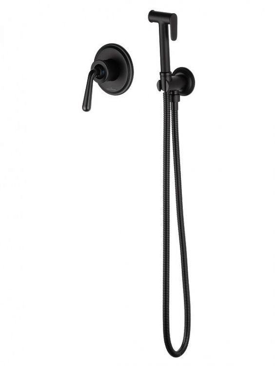 Гигиенический душ со смесителем Wonzon & Woghand Steam WW-88849008-MB цвет Черный матовый
