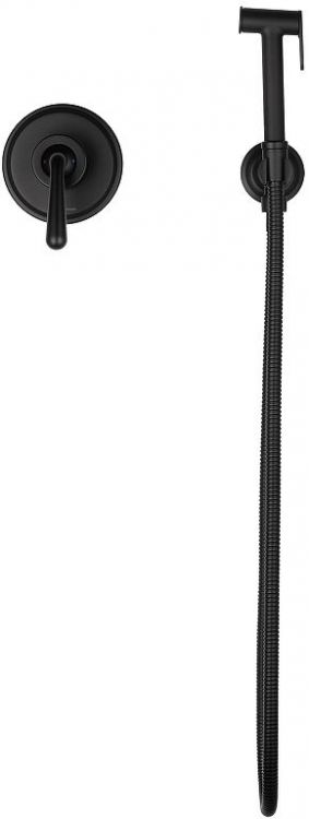 Гигиенический душ со смесителем Wonzon & Woghand Steam WW-88849008-MB цвет Черный матовый