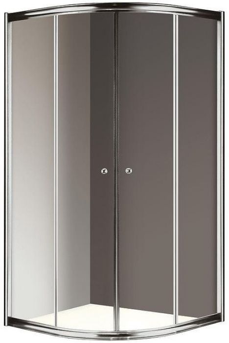 Душевой уголок Cezares Giubileo R2 80x80 GIUBILEO-R-2-80-SCORREVOLE-C-Cr прозрачное стекло профиль Хром