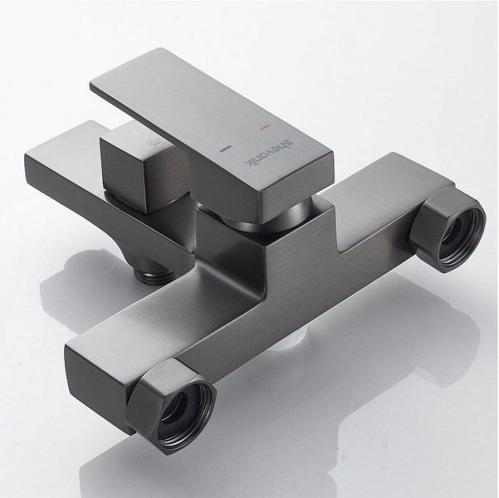 Смеситель для ванны Shevanik S9602T цвет Оружейная сталь