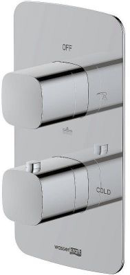 Смеситель для душа WasserKRAFT Naab 8644 Thermo с термостатом Хром