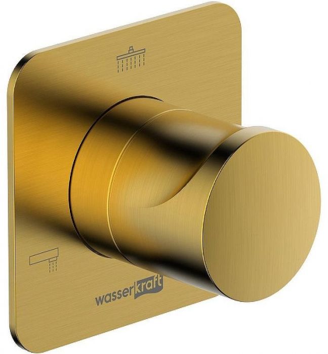 Переключатель потоков WasserKRAFT Havel A283 Золото матовое