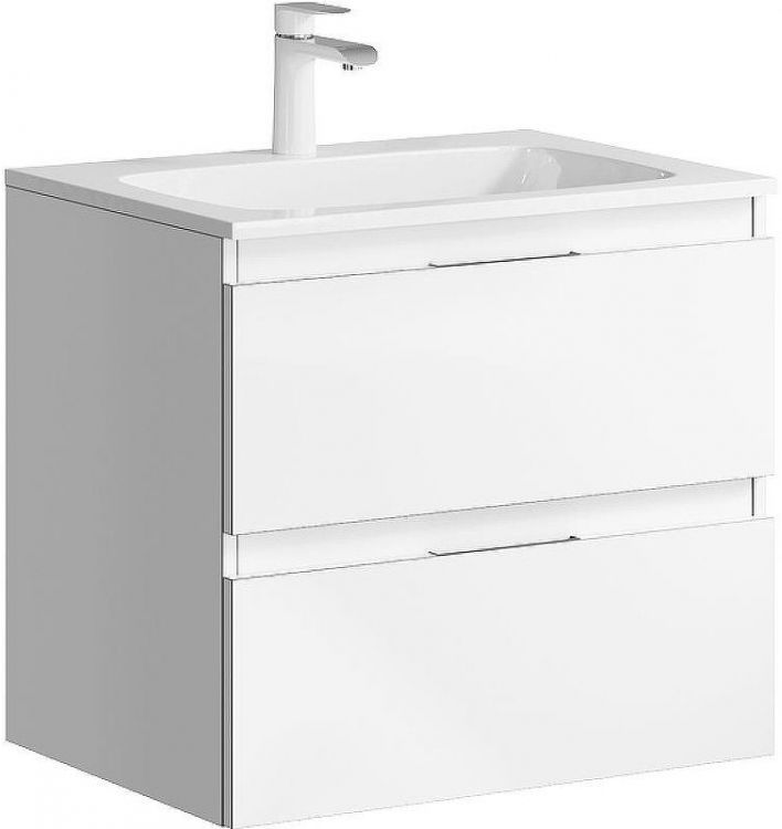 Тумба под раковину Aqwella Accent 60 ACC0106W подвесная Белая