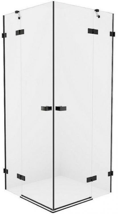 Душевой уголок New Trendy Avexa Black 110x120 EXK-1846 профиль Черный стекло прозрачное Душевой уголок New Trendy Avexa Black 110x120 EXK-1846 профиль Черный стекло прозрачное