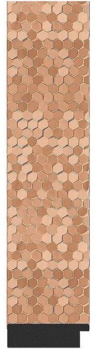Зеркало Evoform Octagon 73х73 BY 3744 в багетной раме - Соты медь 70