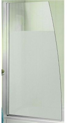 Шторка на ванну Jacob Delafon Serenity 80х145 E4933-GA профиль Хром стекло матовое