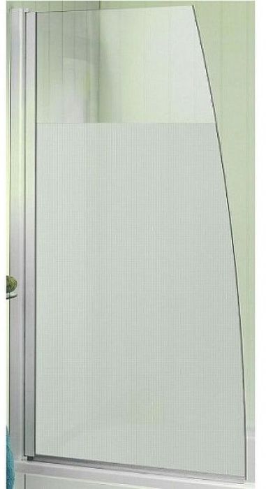 Шторка на ванну Jacob Delafon Serenity 80х145 E4933-GA профиль Хром стекло матовое