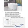 Акриловая ванна Ceruttispa Classic 150G 157x77 CT9667 без гидромассажа Акриловая ванна Ceruttispa Classic 150G 157x77 CT9667 без гидромассажа