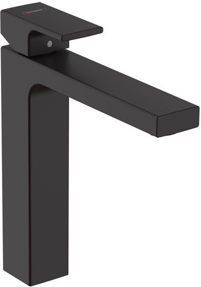 Hansgrohe Vernis Shap Смеситель для раковины, излив 190 мм, цвет: матовый черный