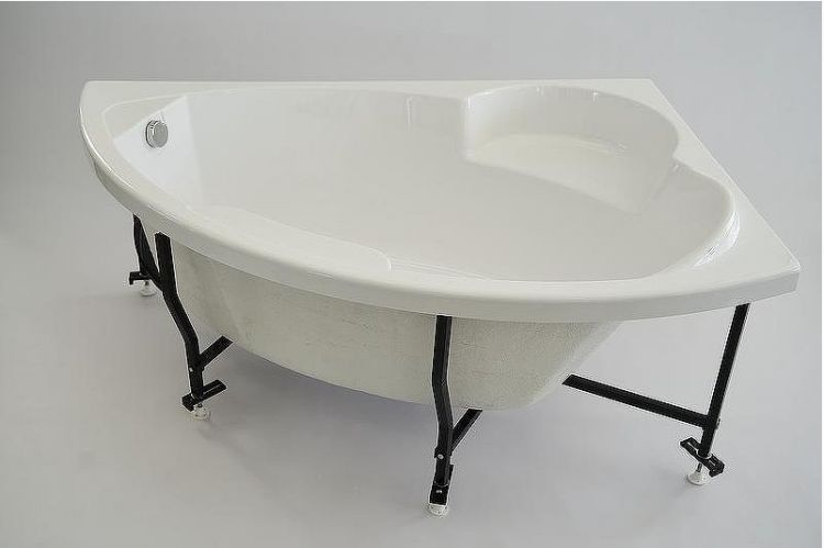 Акриловая ванна Radomir Vannesa Алари 168x120 L 2-77-2-1-0-218 с гидромассажем Актив Хром