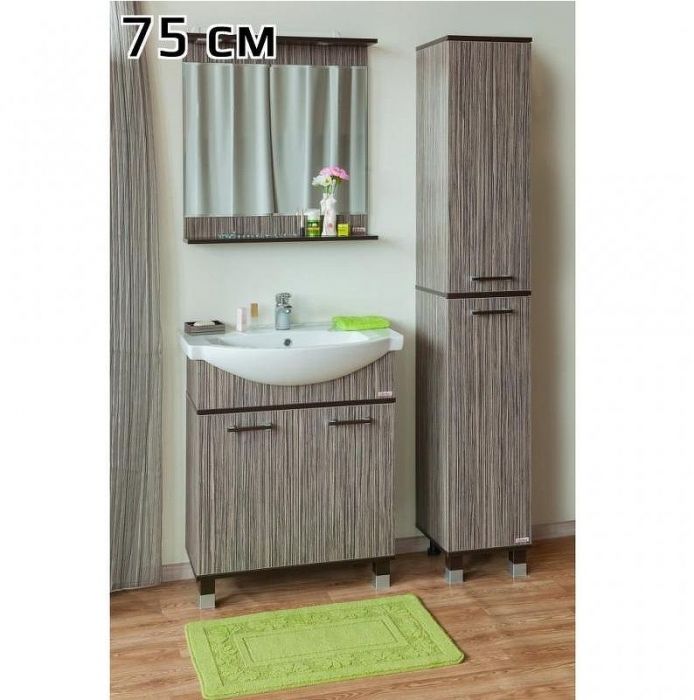 Зеркало Sanflor Толедо 75 С0000001818 Венге Северное дерево светлое