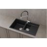 Кухонная мойка Ulgran Quartz Prima 860 1,5 K-07 Уголь