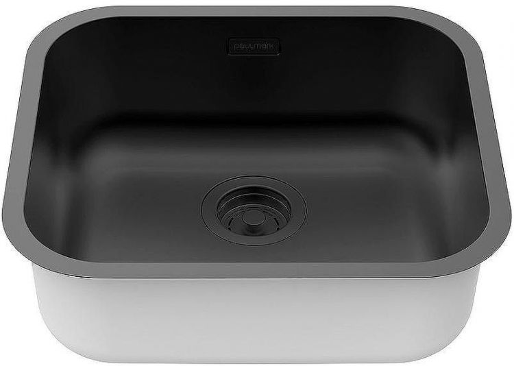 Кухонная мойка Paulmark Vello 48 Uni VE48-MBN Черная матовая