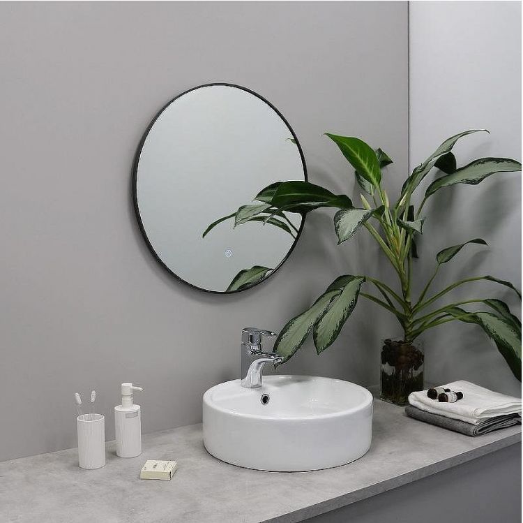 Зеркало Fixsen Led 70 FX-1070F с подсветкой Графит с сенсорным выключателем и диммером