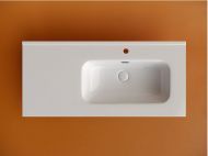 Раковина накладная мебельная CERAMICANOVA Element, чаша справа, с отверстием под смеситель, CN7003R