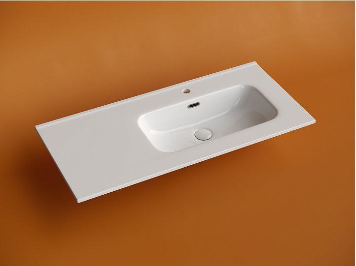Раковина накладная мебельная CERAMICANOVA Element, чаша справа, с отверстием под смеситель, CN7003R Раковина накладная мебельная CERAMICANOVA Element, чаша справа, с отверстием под смеситель, CN7003R