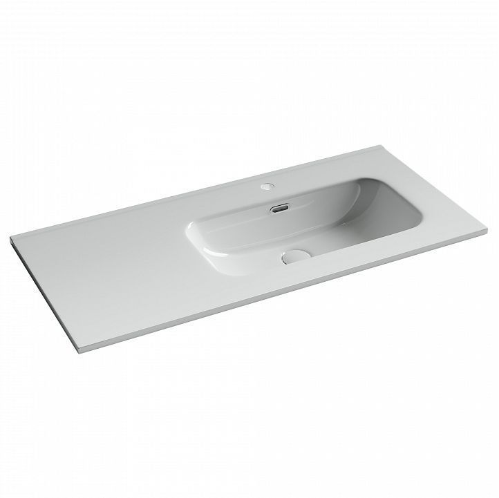 Раковина накладная мебельная CERAMICANOVA Element, чаша справа, с отверстием под смеситель, CN7003R Раковина накладная мебельная CERAMICANOVA Element, чаша справа, с отверстием под смеситель, CN7003R