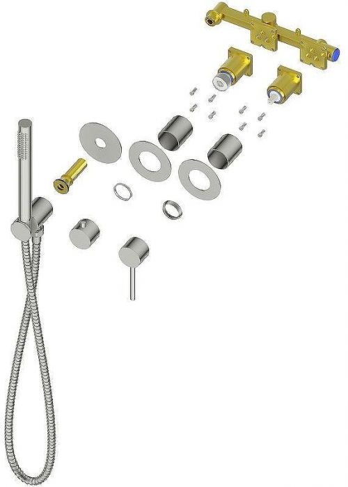 Душевая система Timo Saona SX-2349/16SM Белая матовая