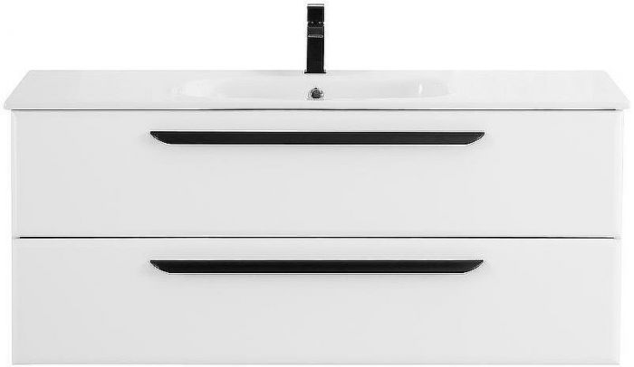 Тумба под раковину Cezares Eco-Cer 120 ECO-CER-1200-2C-SO-BO подвесная Bianco Opaco без ручек