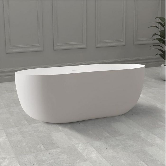 Ванна из искусственного камня Abber Stein 170x80 AS9604 без гидромассажа