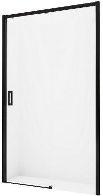 Душевая дверь New Trendy Prime Black 100 R D-0317A профиль Черный стекло прозрачное