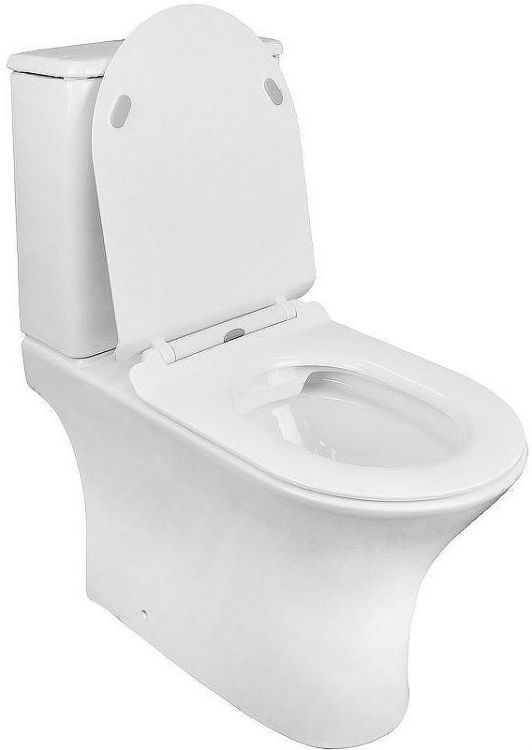 Унитаз компакт Azario Fretta Round AZ-1038A с бачком и сиденьем Микролифт Унитаз компакт Azario Fretta Round AZ-1038A с бачком и сиденьем Микролифт