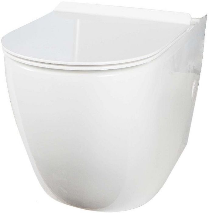 Унитаз компакт Creto Logan L1 1001-004-WF без бачка и с сиденьем Микролифт