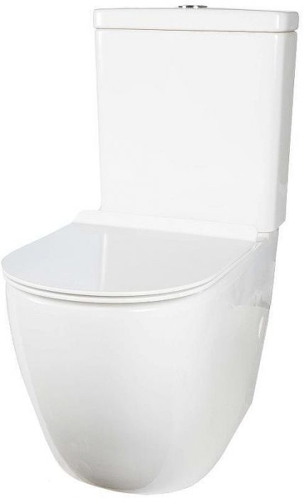 Унитаз компакт Creto Logan L1 1001-004-WF без бачка и с сиденьем Микролифт