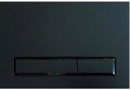 Клавиша смыва KK POL M08 350/PPC/142-00-07 Черная матовая Черная глянцевая