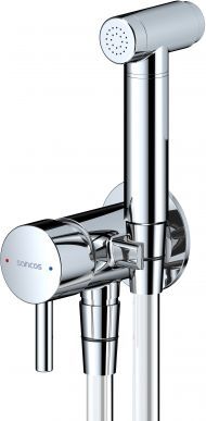 Гигиенический душ SANCOS Atom со смесителем, цвет хром глянцевый, SC2001CH Гигиенический душ SANCOS Atom со смесителем, цвет хром глянцевый, SC2001CH