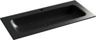 Раковина накладная SANCOS Grace прямоугольная с отверстием под смеситель, 1010x457x137 мм, цвет черный матовый, CN7013MB