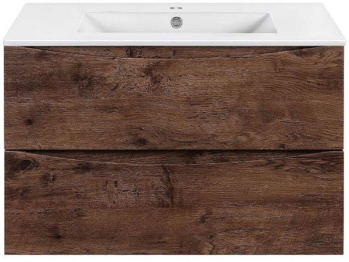 Тумба под раковину Vincea Mia Slim 80 VMC-2MC800S1RW подвесная R.Wood