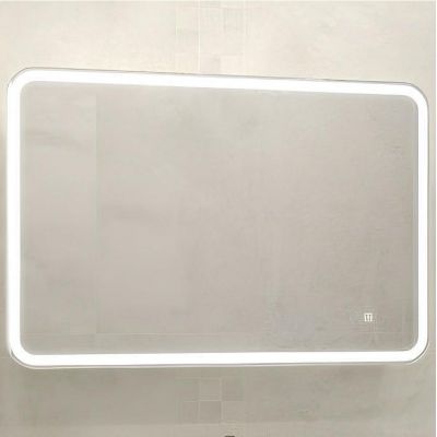 Зеркальный шкаф Misty Токио 90 МВК010 с подсветкой Белый матовый