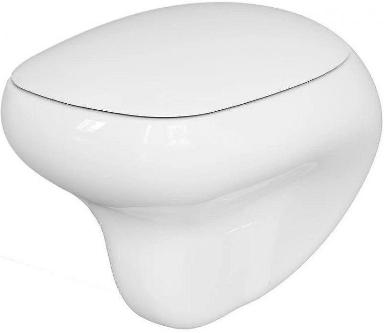 Унитаз Ambassador Diamond 123T20001R подвесной Белый глянцевый без сиденья