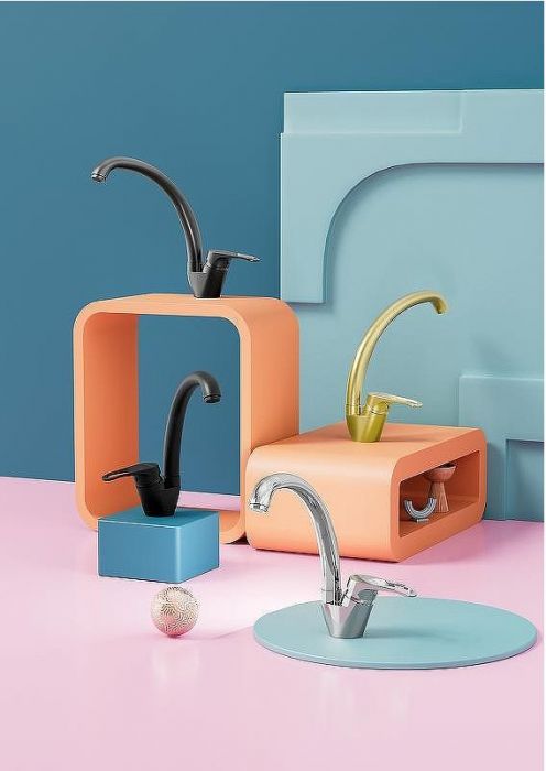 Смеситель для кухни Splenka S202.41.03 Золото матовое