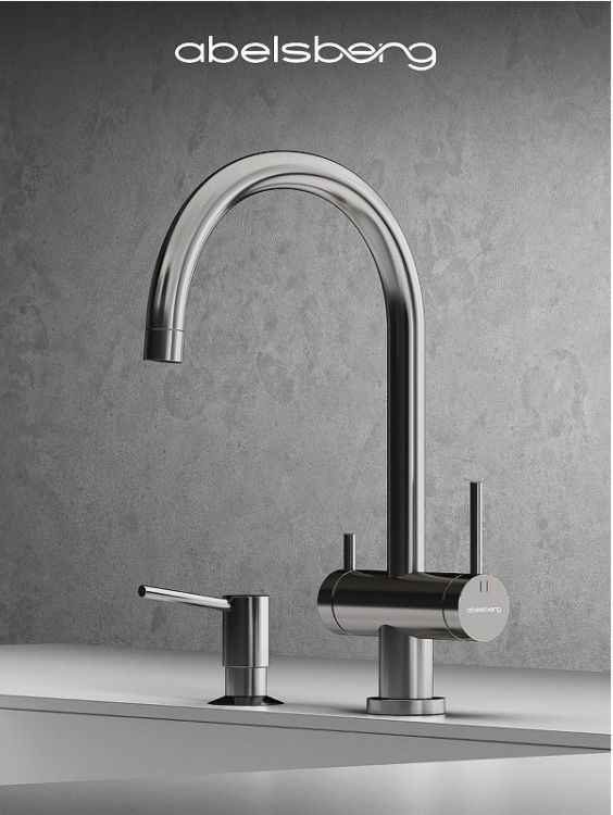 Смеситель для кухни Abelsberg Aera AWF70029CH цвет Глянцевый хром