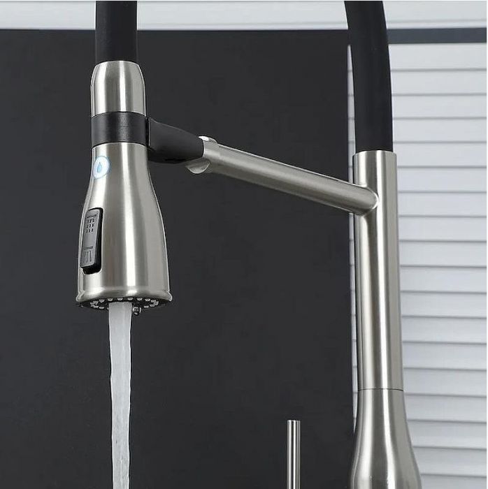 Смеситель для кухни Gappo G4399-75 Сатин Черный