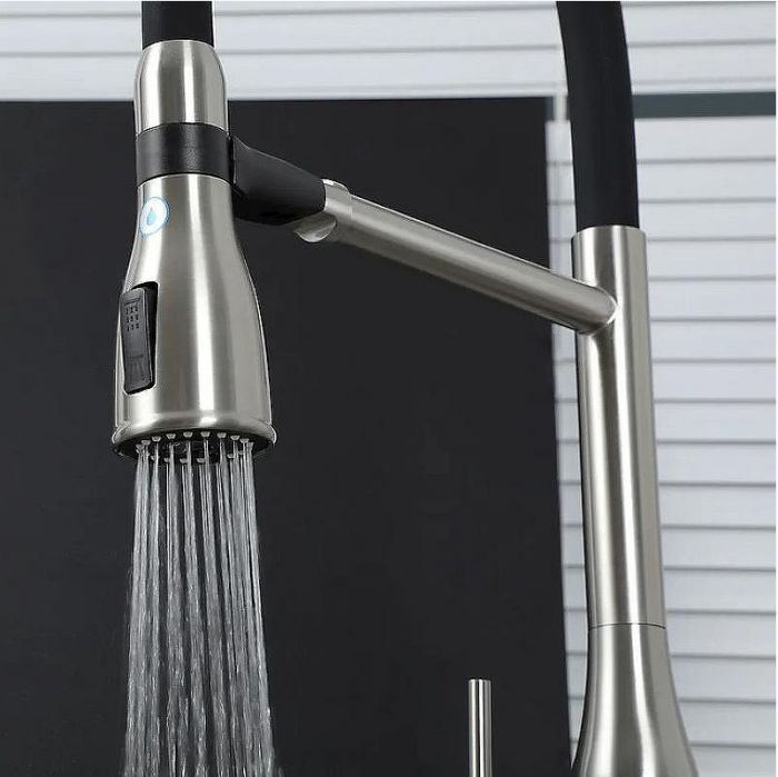 Смеситель для кухни Gappo G4399-75 Сатин Черный