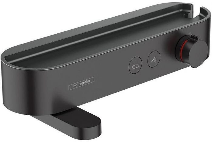 Смеситель для ванны Hansgrohe ShowerTabletSelect 400 24340670 с термостатом Черный матовый