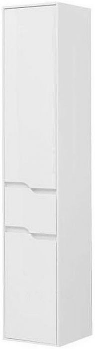 Шкаф пенал Aquanet Модена 35 L 218461 подвесной Белый глянец