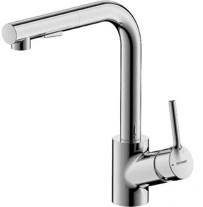 Смеситель для кухни Bravat Affability F7172217CP-3 Хром