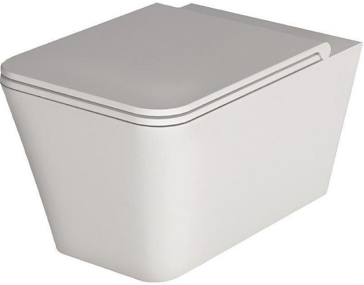 Унитаз Alice Hide 31210101 подвесной Белый глянцевый без сиденья