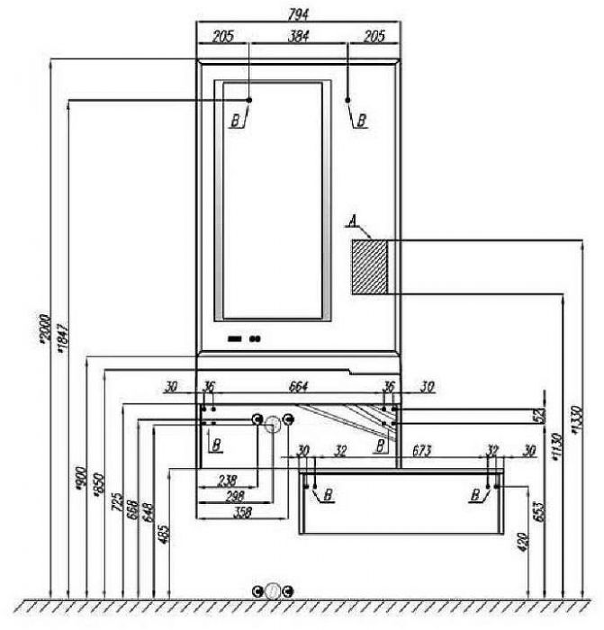 Тумба Aquaton Сакура 80 1A236603SKW80 подвесная Ольха наварра Белый глянец