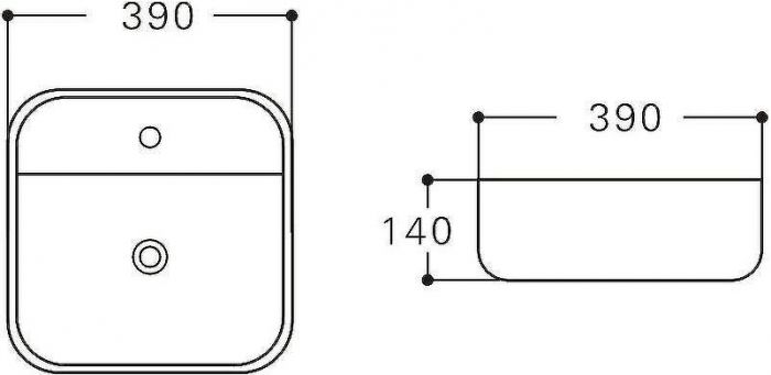 Комплект мебели для ванной STWORKI Ноттвиль 60 444537 подвесной Дуб верона