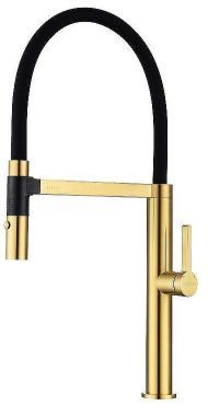 Смеситель для кухни Paulmark Leader Le214101-BG Брашированное золото