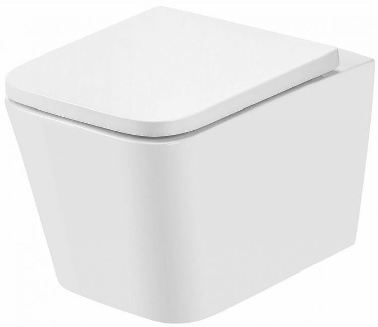 Комплект унитаза с инсталляцией Agger ATI08100+APB288 с сиденьем Микролифт и Белой глянцевой клавишей смыва