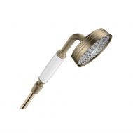 Ручной душ AXOR Montreux с белой рукояткой 1/2 шлифованный никель 16320820