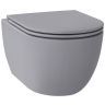 Унитаз Wellsee Chalice Perfection 182610001 подвесной цвет Серый матовый с сиденьем Микролифт Унитаз Wellsee Chalice Perfection 182610001 подвесной цвет Серый матовый с сиденьем Микролифт