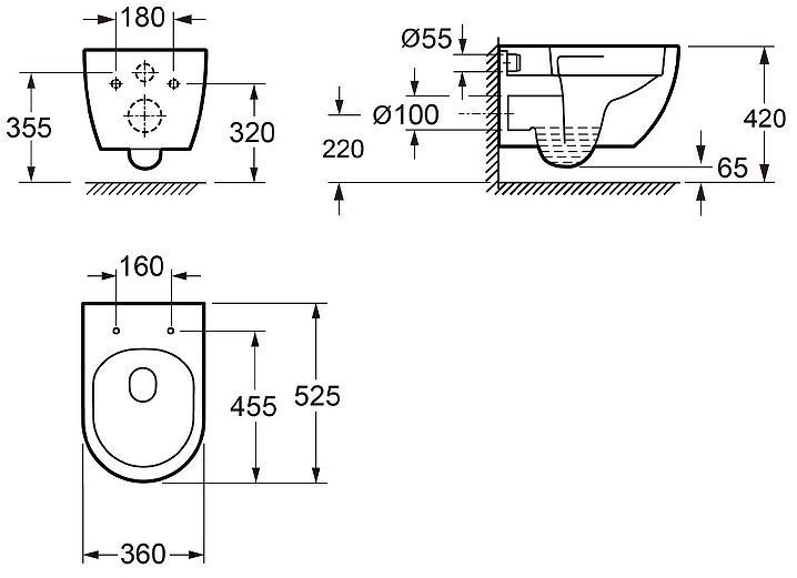 Унитаз Wellsee Chalice Perfection 182610001 подвесной цвет Серый матовый с сиденьем Микролифт Унитаз Wellsee Chalice Perfection 182610001 подвесной цвет Серый матовый с сиденьем Микролифт